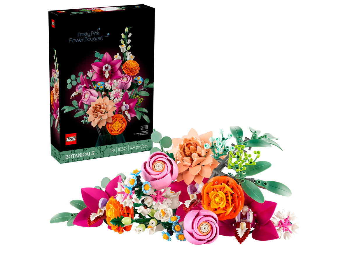 LEGO® Botanicals 10342 Schöner Rosafarbener Blumenstrauß