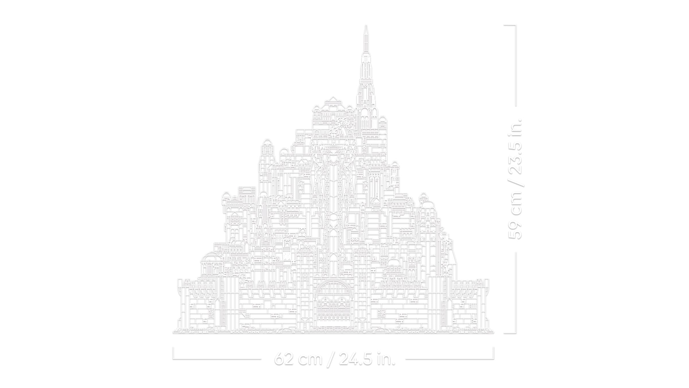 LEGO® Icons 11377 Der Herr der Ringe: Minas Tirith™ / Ohne Minifiguren