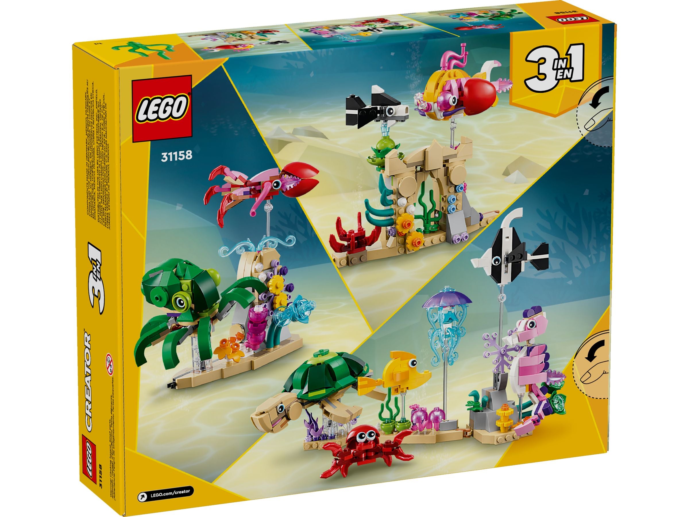 LEGO® Creator 3-in-1 Meerestiere 31158