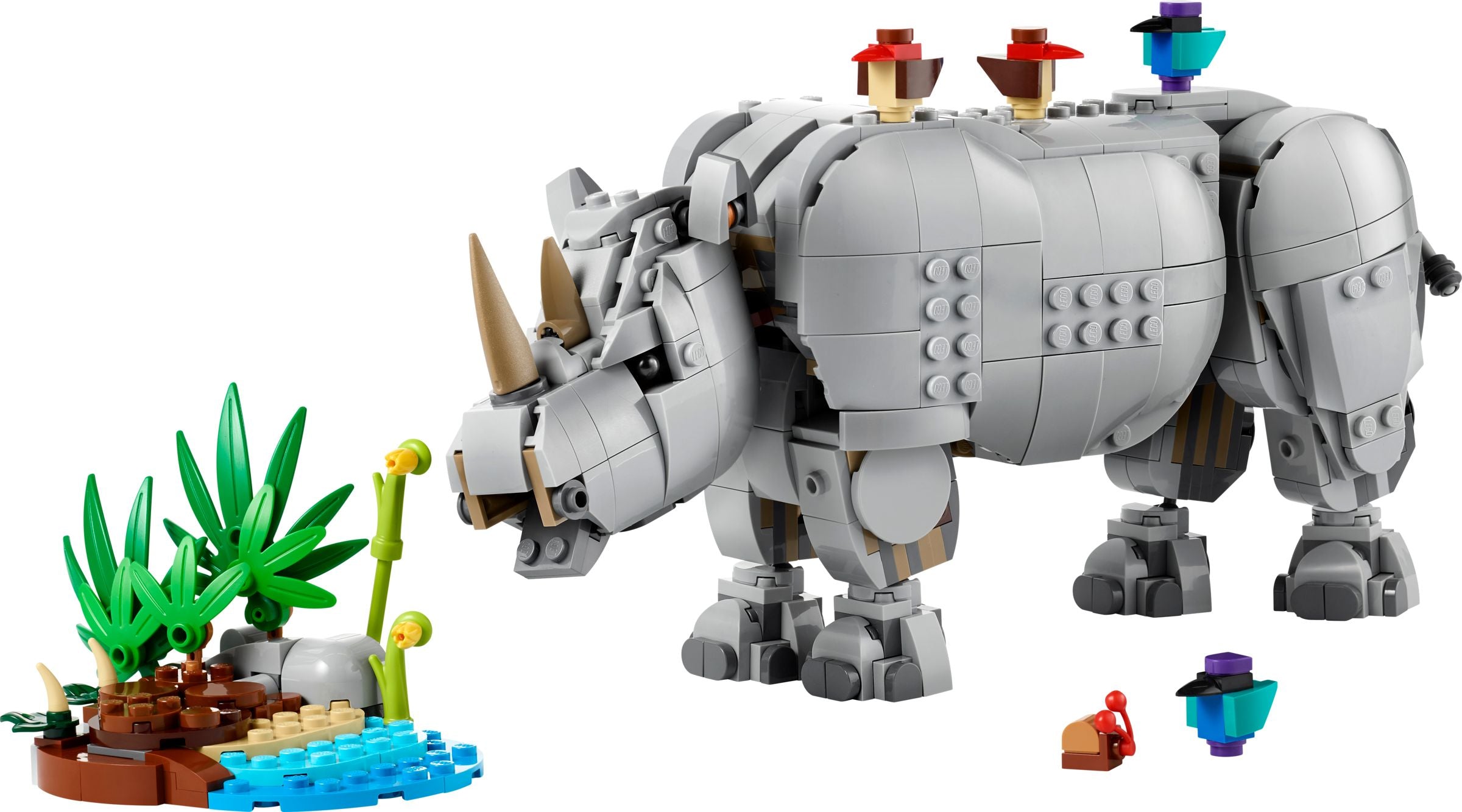 LEGO® Creator 31171 Wilde Tiere: Prächtiges Nashorn mit Vögeln