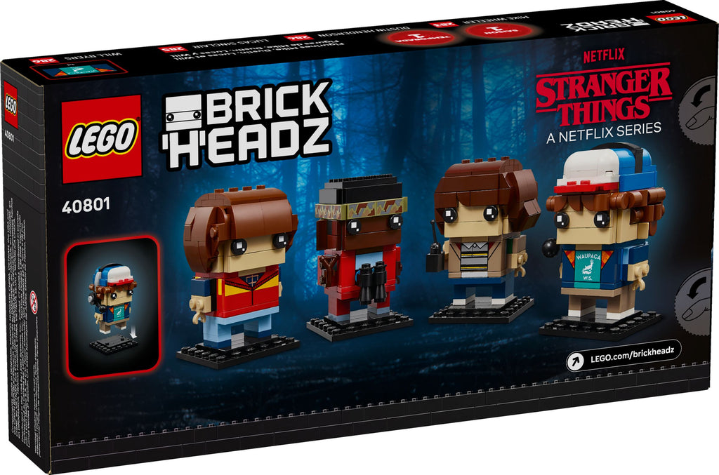 LEGO® BrickHeadz 40801 Mike, Dustin, Lucas und Will Figuren