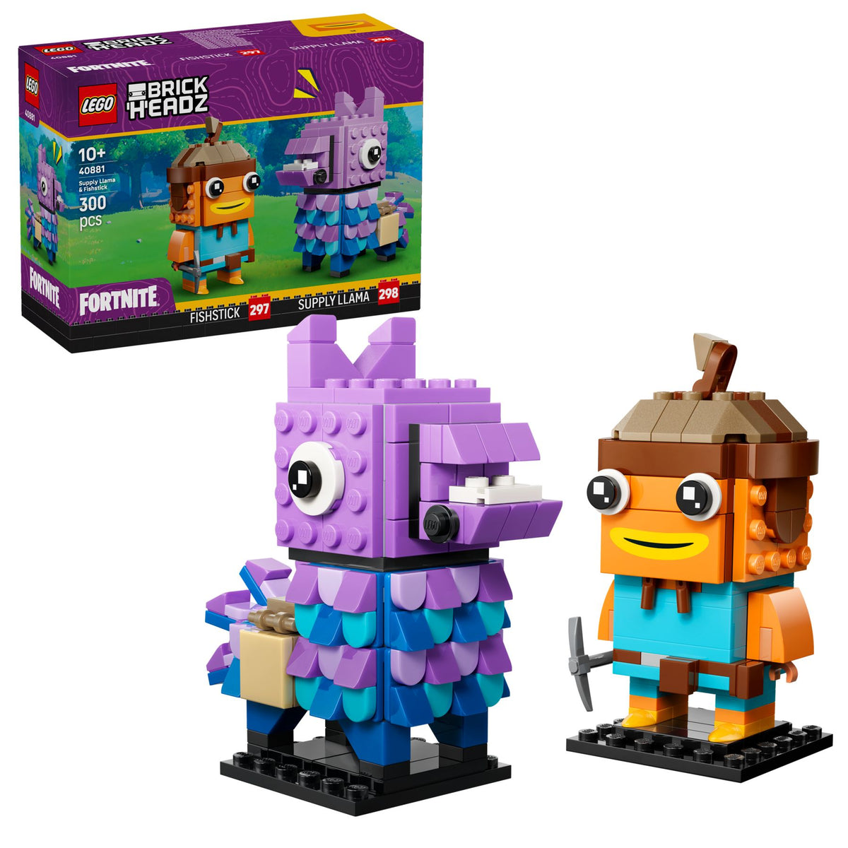 LEGO® BrickHeadz 40881 Vorratslama und Fischstäbchen Figuren - Fortnite