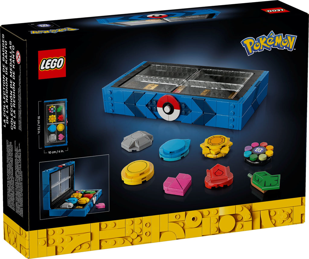 LEGO® Pokémon 40892 Kollektion mit den Orden der Kanto-Region