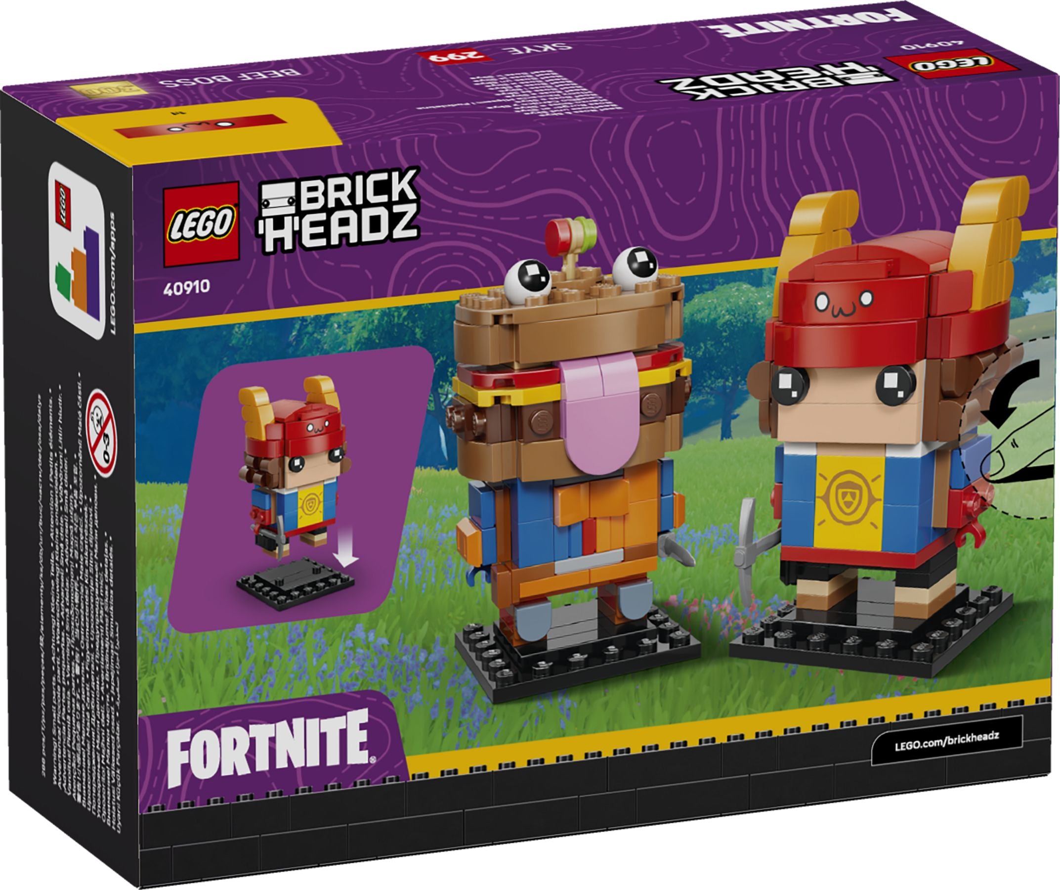 LEGO® BrickHeadz Fortnite 40910 Beefboss und Skye Figuren