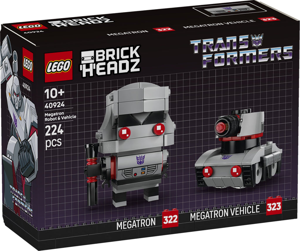 LEGO® BrickHeadz 40924 Megatron: Roboter und Fahrzeug