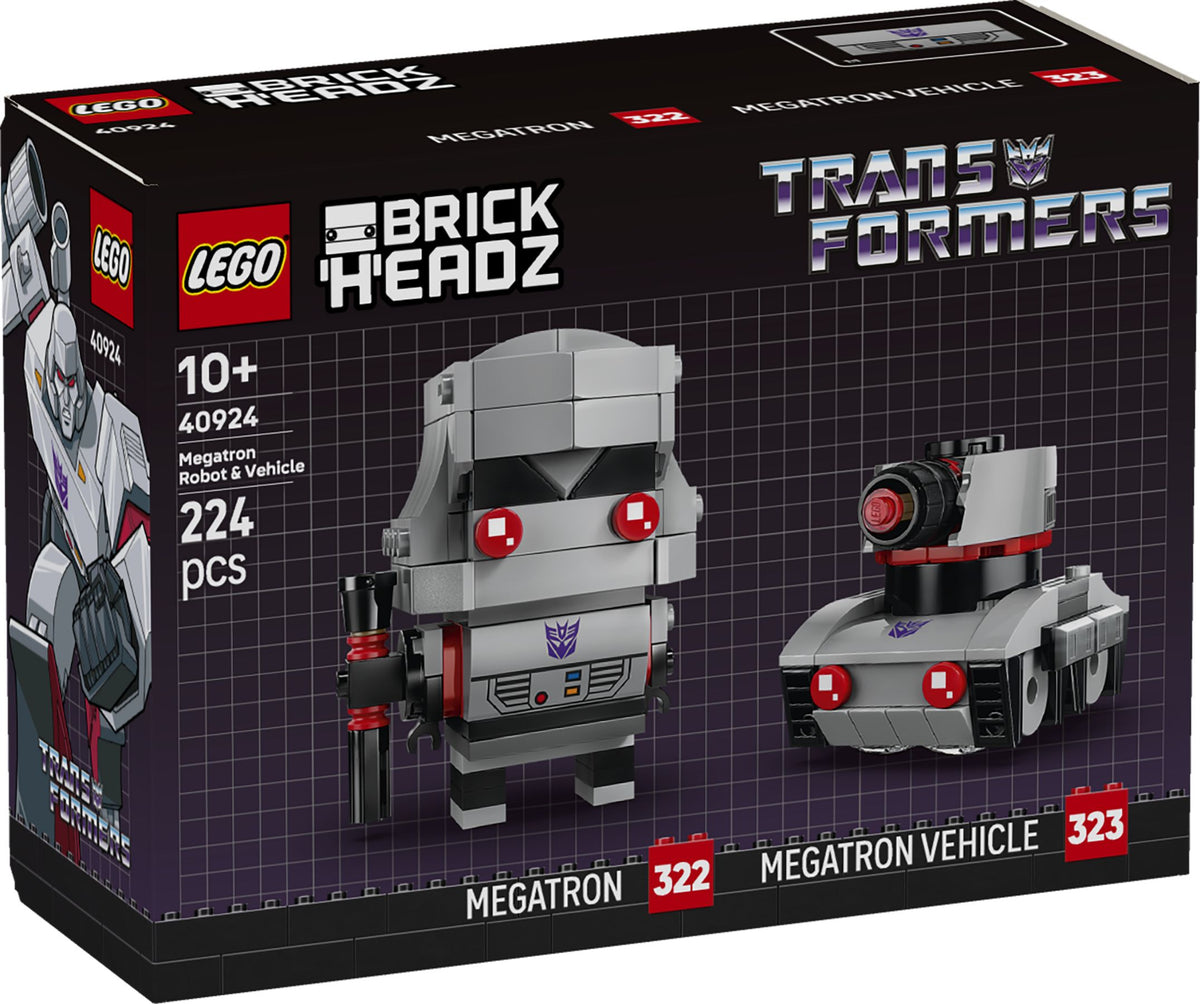 LEGO® BrickHeadz 40924 Megatron: Roboter und Fahrzeug