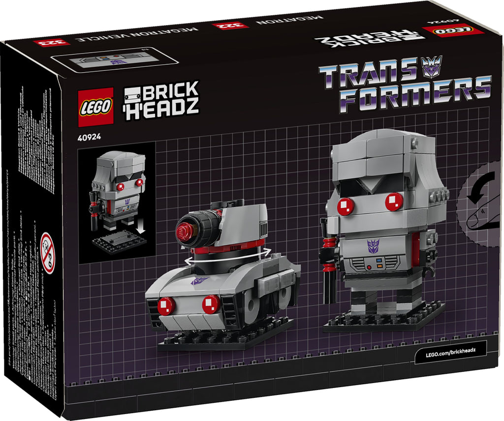 LEGO® BrickHeadz 40924 Megatron: Roboter und Fahrzeug