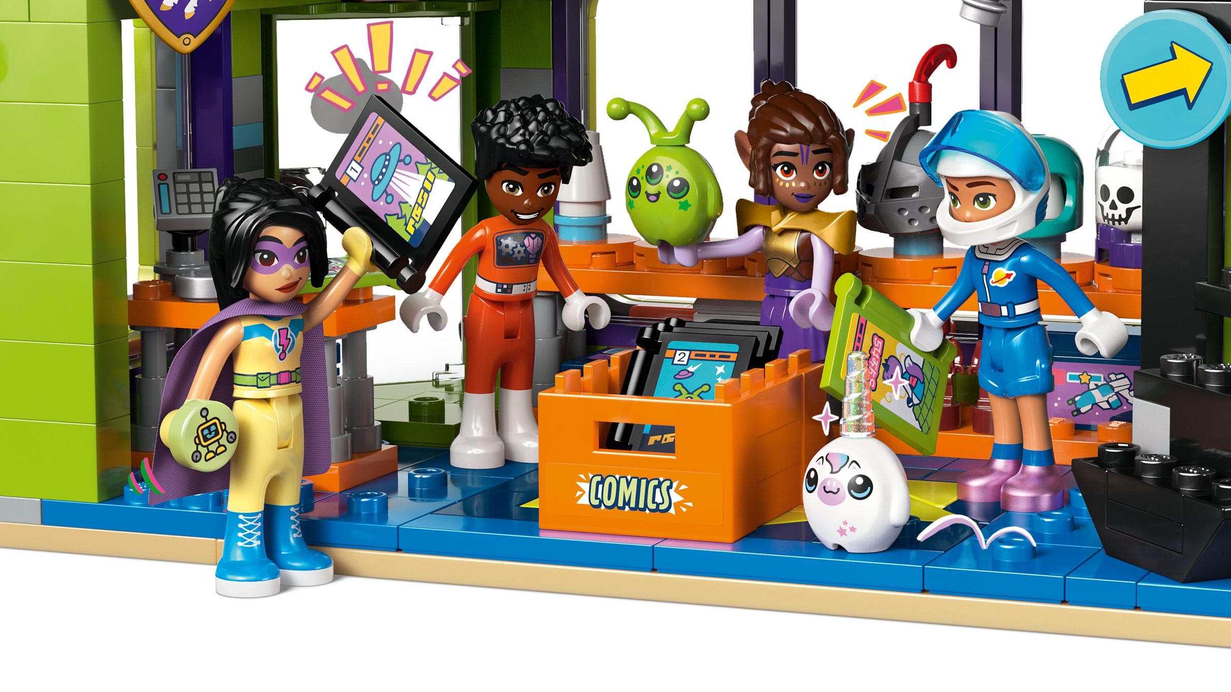 LEGO® Friends 42674 Comic- und Spieleladen