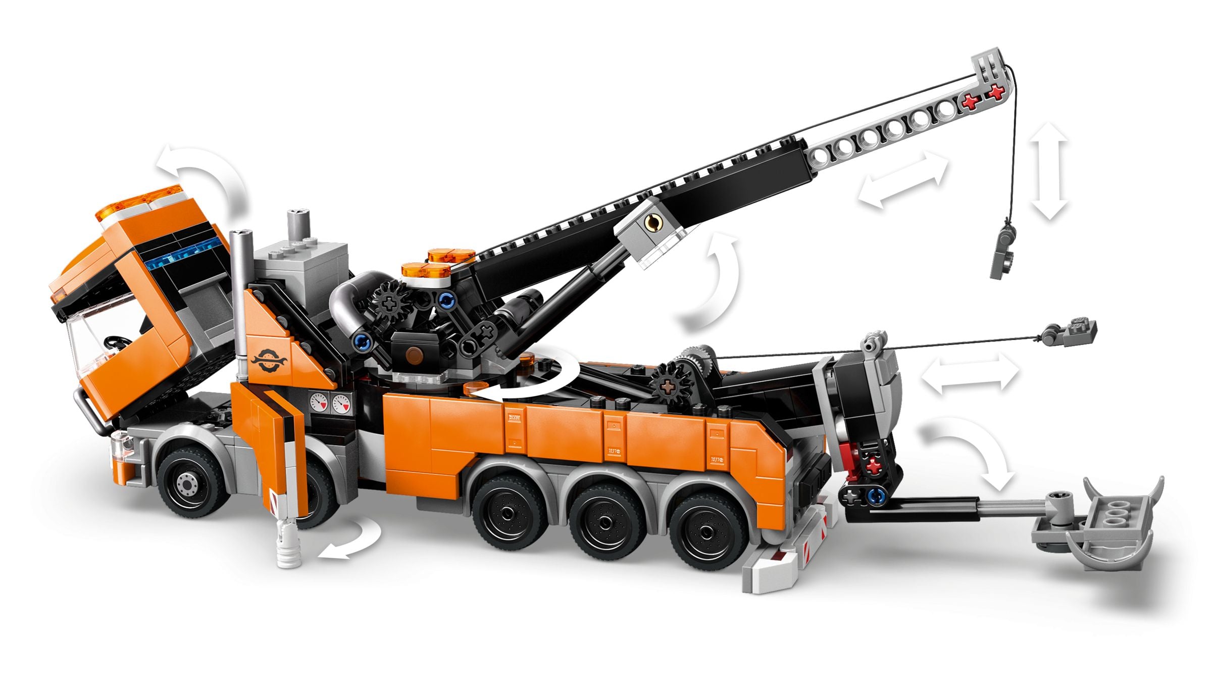 LEGO® City 60467 Schwerlast-Abschleppwagen mit Kran
