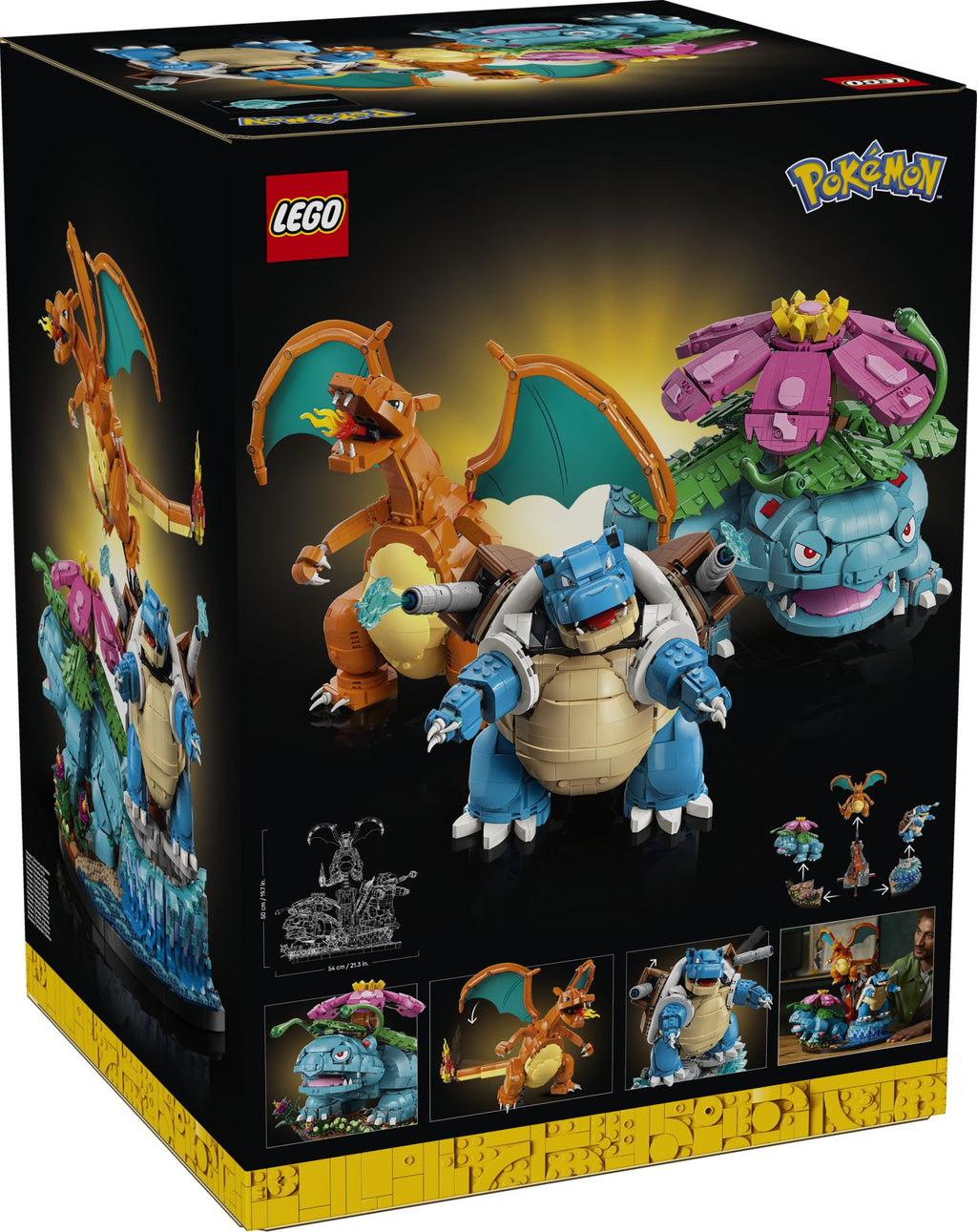 LEGO® Pokémon 72153 Bisaflor, Glurak und Turtok