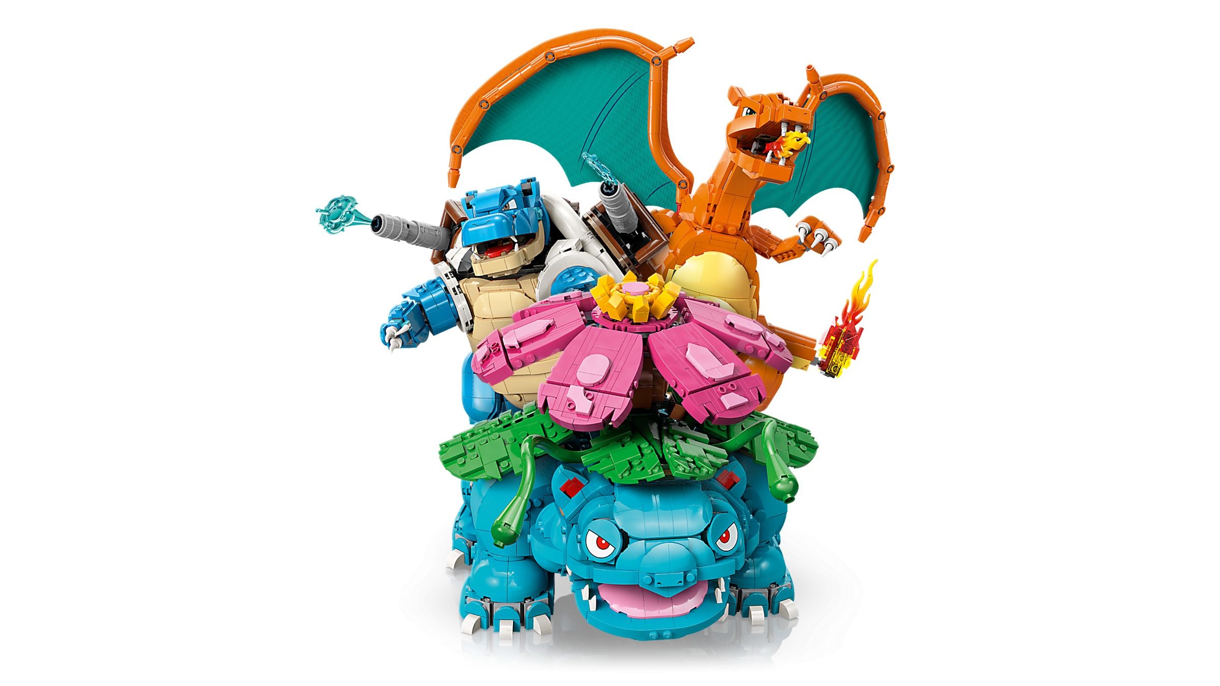 LEGO® Pokémon 72153 Bisaflor, Glurak und Turtok