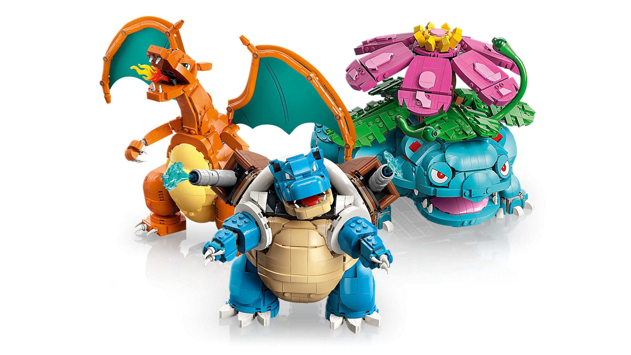 LEGO® Pokémon 72153 Bisaflor, Glurak und Turtok