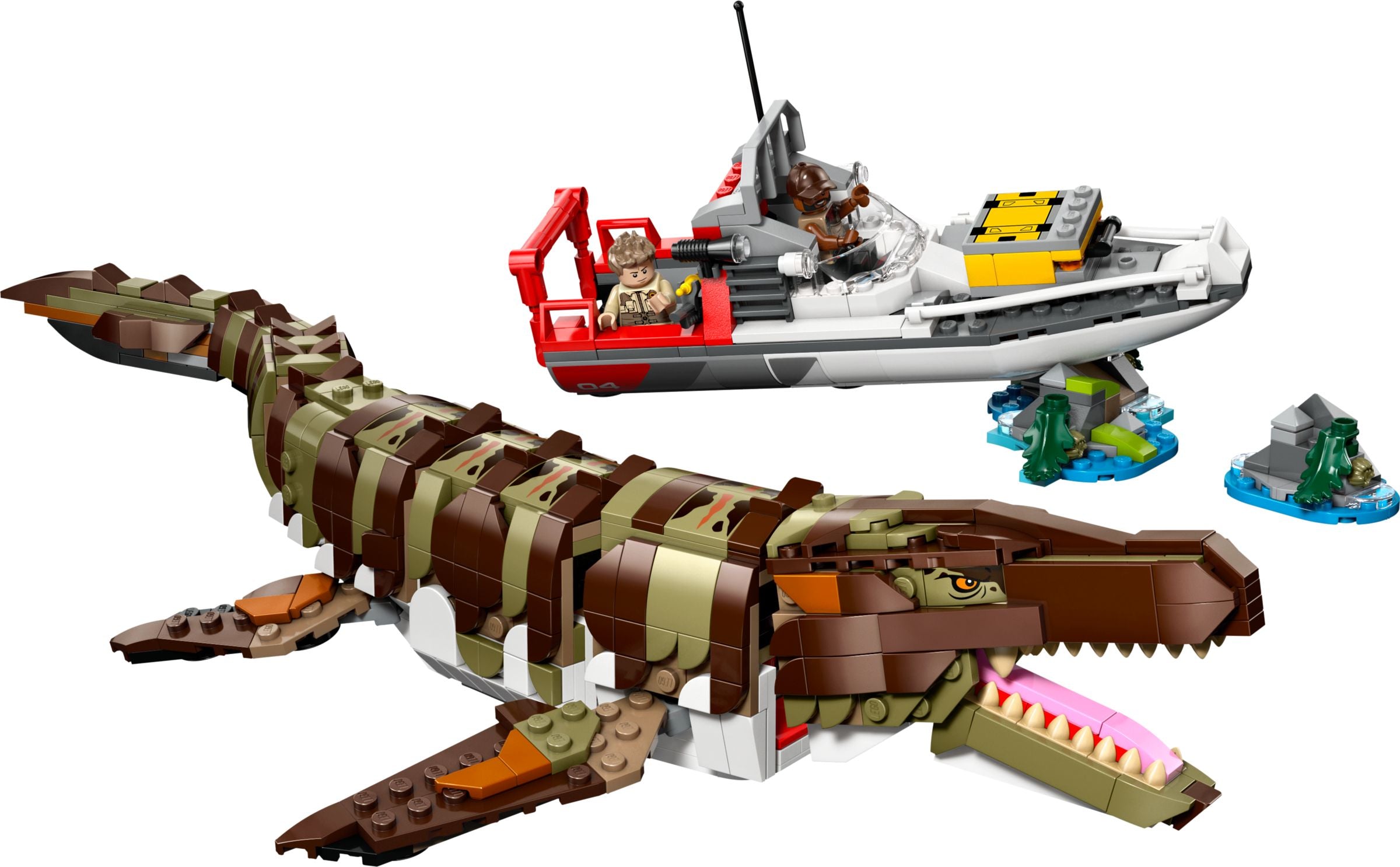 LEGO® Jurassic World 76974 Mosasaurier: Die Bootmission