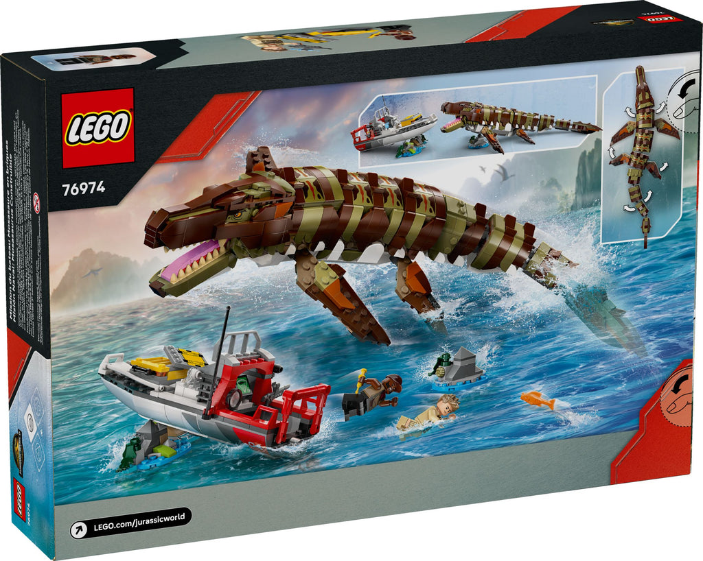 LEGO® Jurassic World 76974 Mosasaurier: Die Bootmission