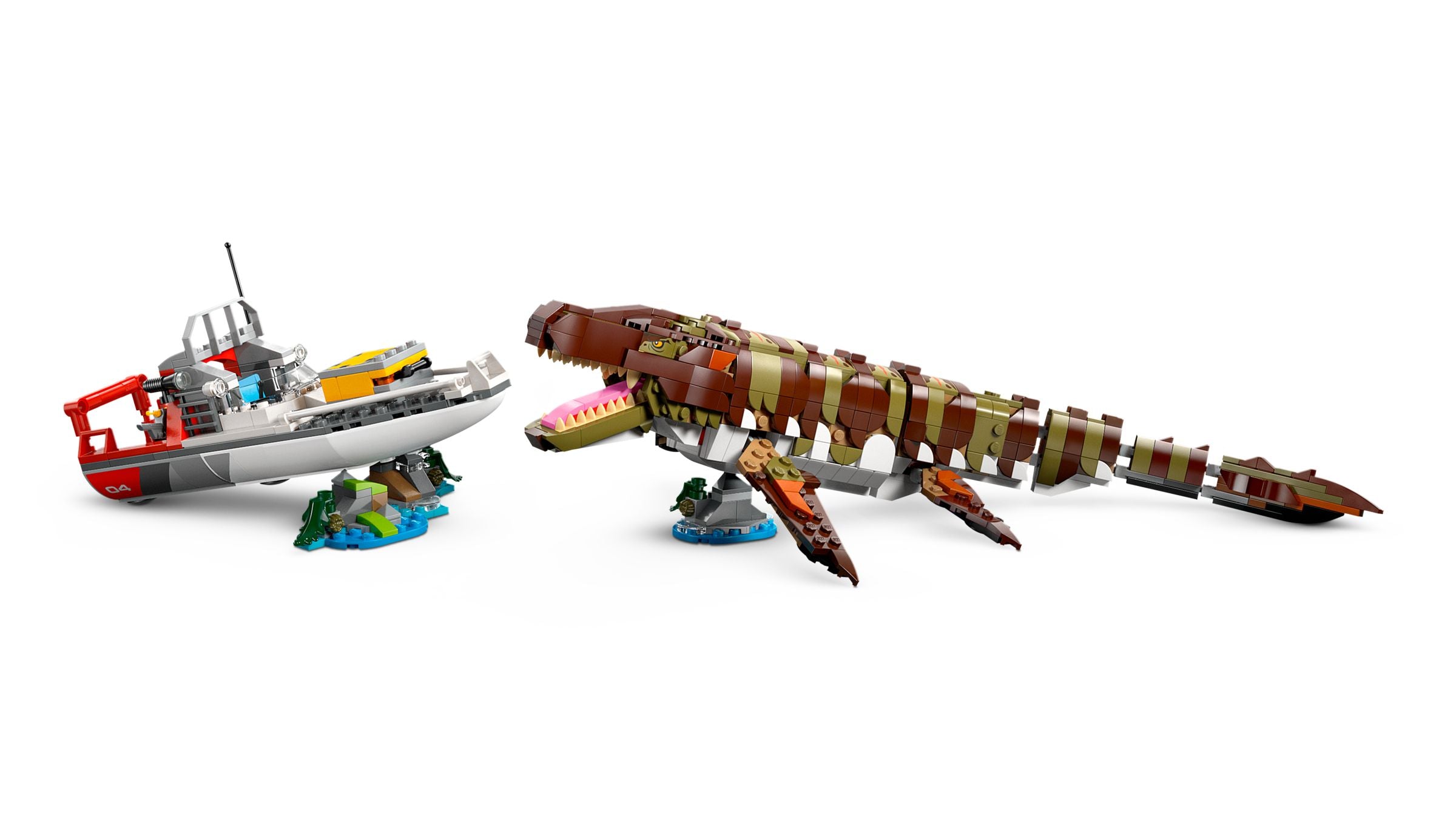 LEGO® Jurassic World 76974 Mosasaurier: Die Bootmission