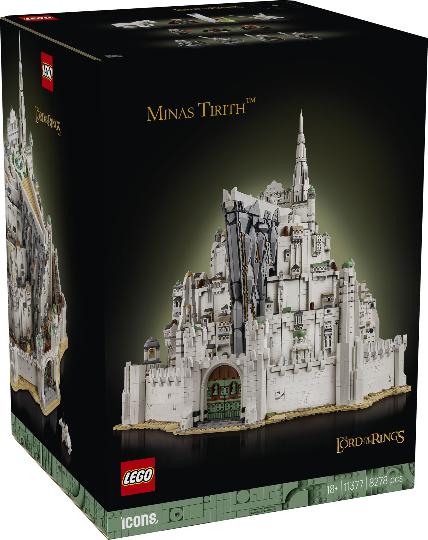 LEGO® Icons 11377 Der Herr der Ringe: Minas Tirith™ / Ohne Minifiguren