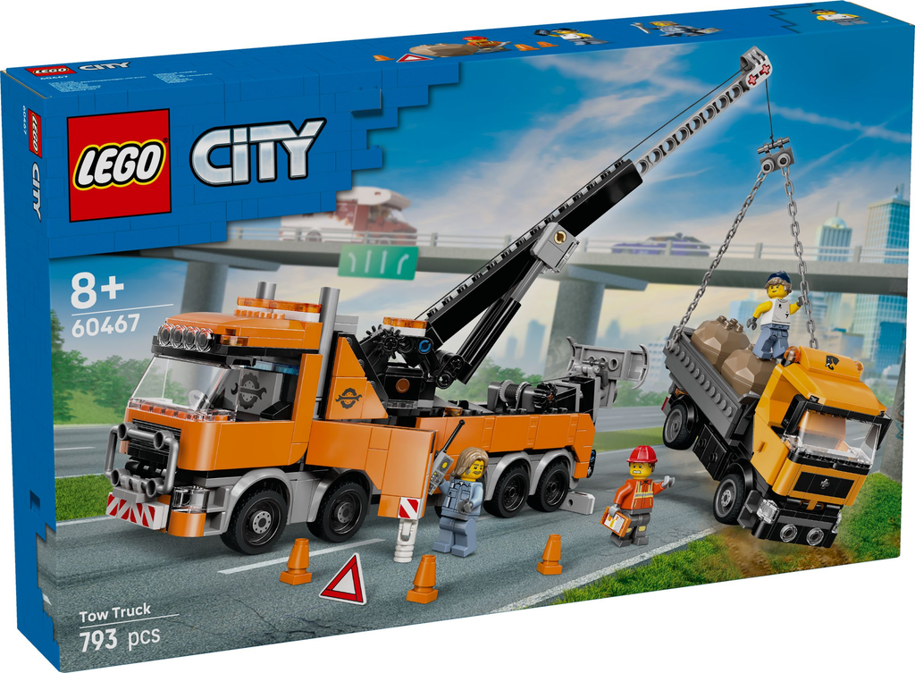 LEGO® City 60467 Schwerlast-Abschleppwagen mit Kran