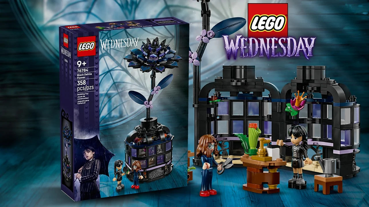 LEGO® Wednesday 76784 Schwarze Dahlie